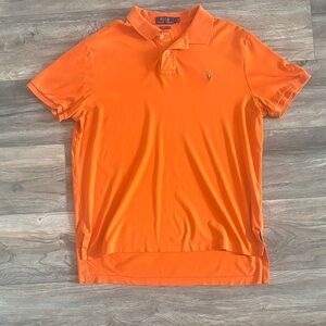 Polo by Ralph Lauren Bright Orange Men's Polo Shirt